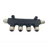 4 female to 2 male of M12 adapter connector