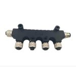 4 female to 2 male of M12 adapter connector