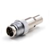 M12 8 Pin X Coded Male Profinet Connector for Cable, Straight, Solder Type 1