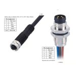 M8连接器M8 Assembly Connector 4PIN MALE WITH_副本