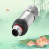 M12 8 Pin X Coded Male Profinet Connector for Cable, Straight, Solder Type 1